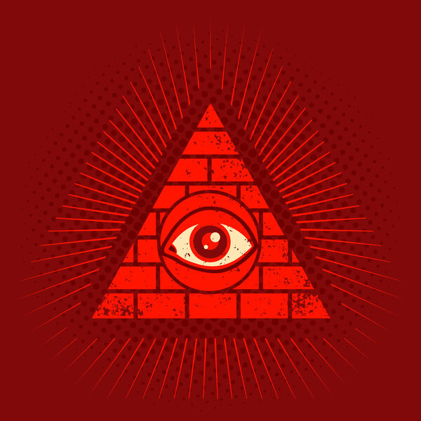 pyramid and eye