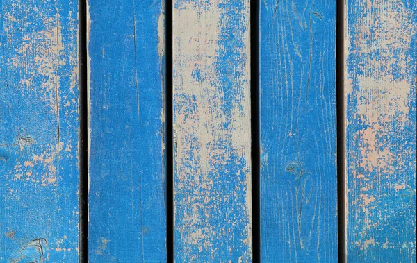 Old Wooden Texture Grunge Blue Paint Wood Texture Vintage Style — Stock Photo, Image