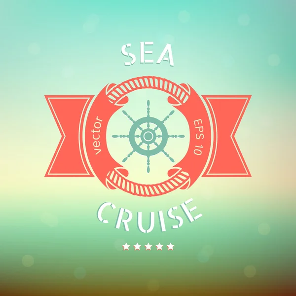 Sea cruise — Stock Vector