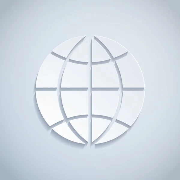 Papier globe — Stockvector