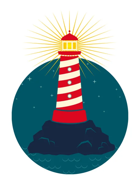 Lighthouse — Stock Vector