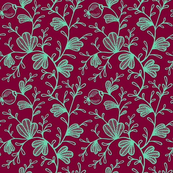 Patrón floral — Vector de stock