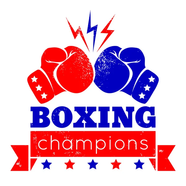 Logotipo para un boxeo — Archivo Imágenes Vectoriales