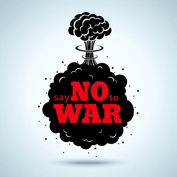 Say no to war — Stock Vector