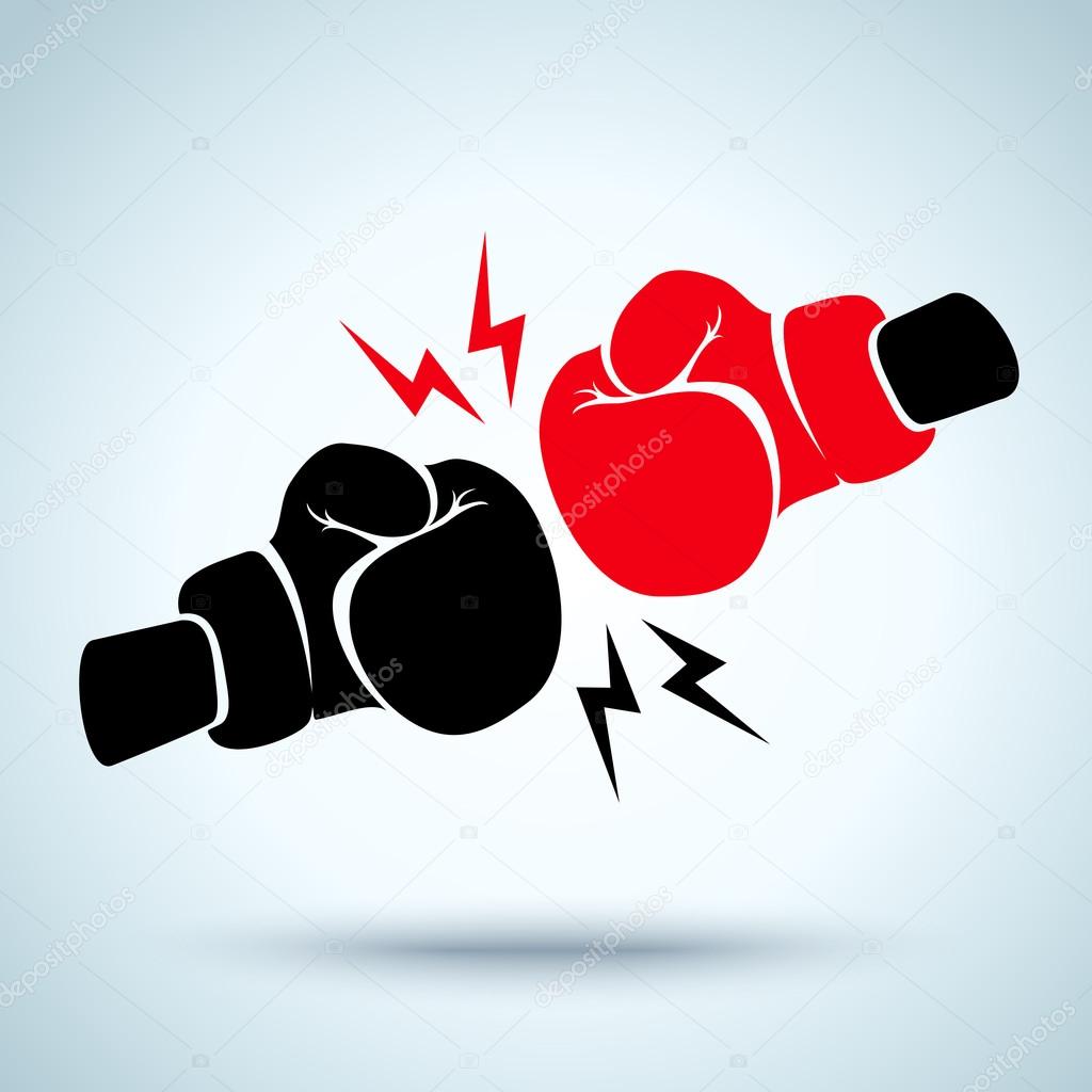 Two gloves for boxing