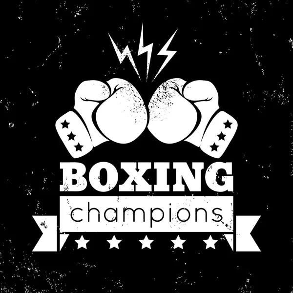 Logo pour une boxe — Image vectorielle