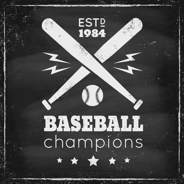 Vintage logo voor Baseball — Stockvector