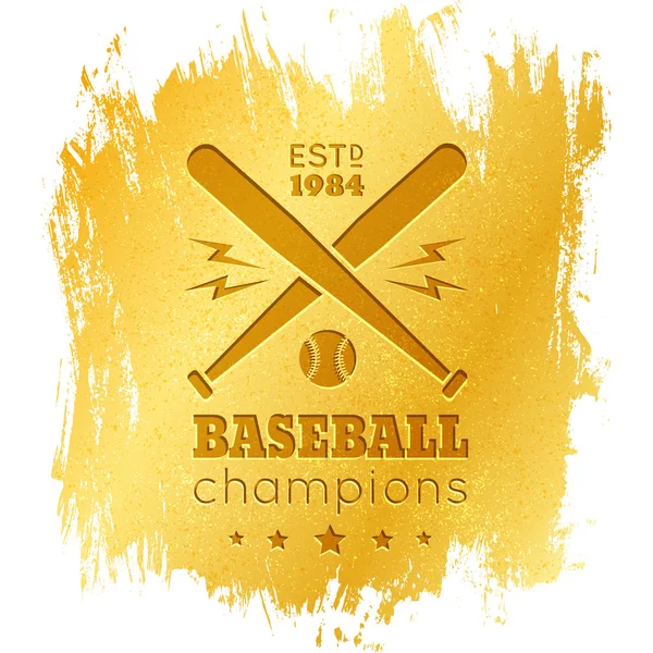 Logo para béisbol — Vector de stock