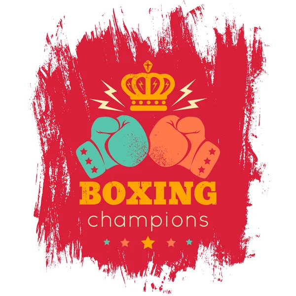 Logo pour une boxe — Image vectorielle