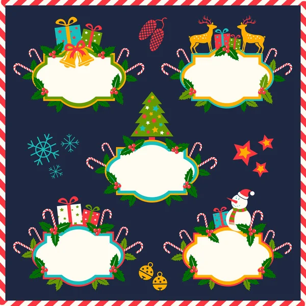 Banners for Christmas — Stock Vector