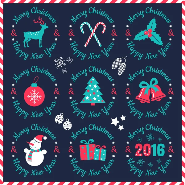 Logos para Navidad — Vector de stock