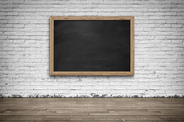 Boş siyah kara tahta. Arka plan ve doku.