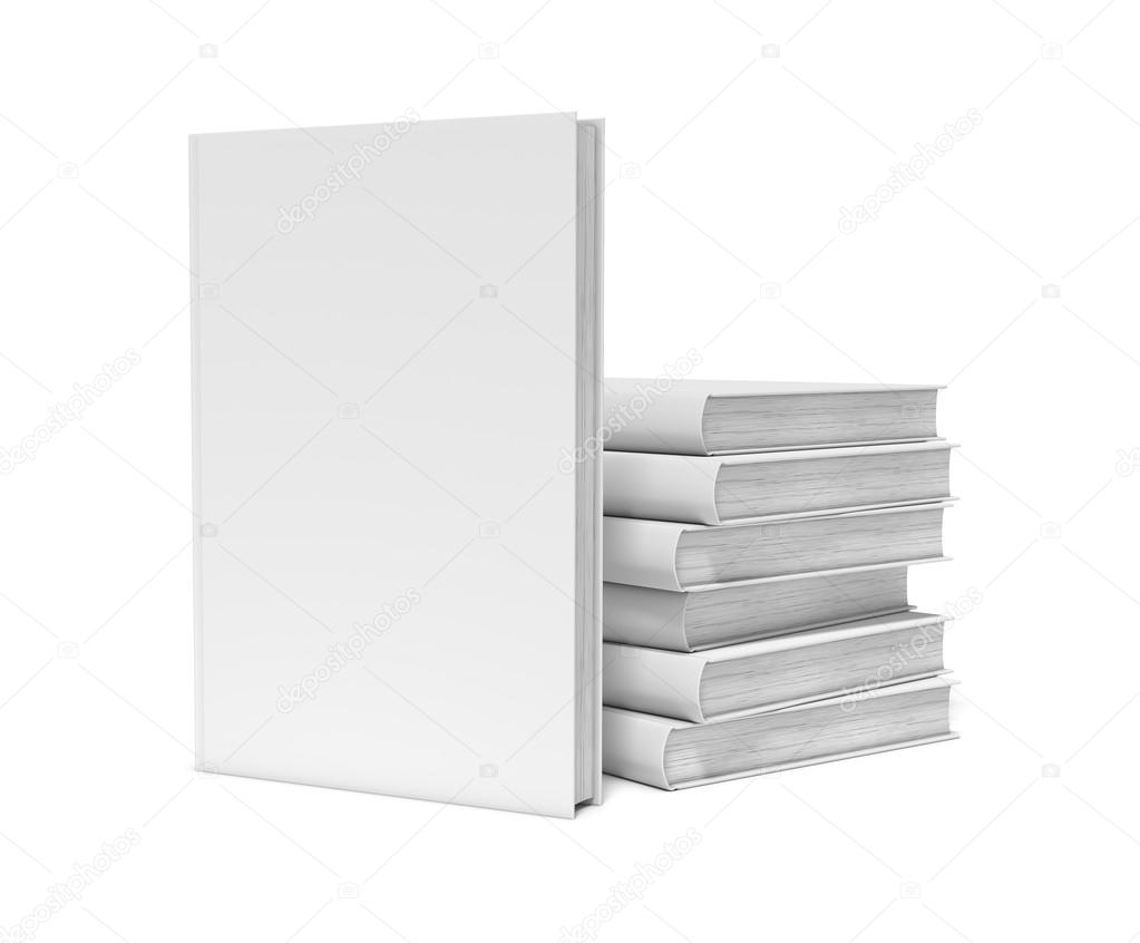 White blank books on white background Stock Photo by ©gearstd 60214295