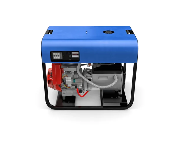 Portable generator isolated on a white background — Stock Photo, Image