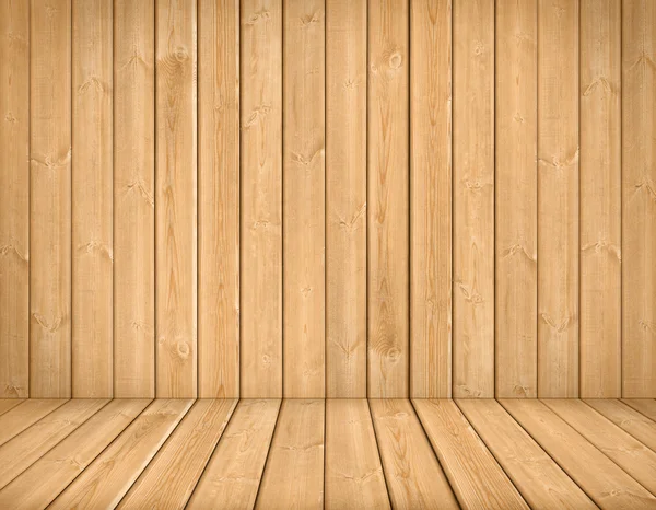 Wood wall and floor — Stock Photo, Image