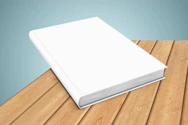 Libro blanco en blanco — Foto de Stock