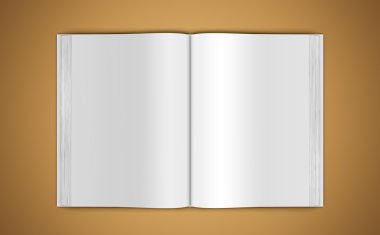 Açık bir kitap mock-up