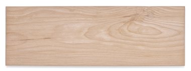 Beyaz arka plan üzerinde izole ahşap kurulu Üstten Görünüm