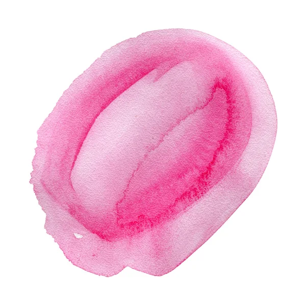 Sulu boya pembe beyaz izole