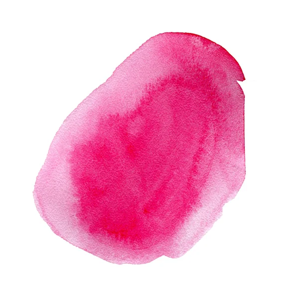 Fundo aquarela-de-rosa isolado no branco — Fotografia de Stock