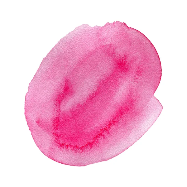 Fundo aquarela-de-rosa isolado no branco — Fotografia de Stock