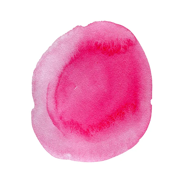 Акварель розовый фон изолирован на белом — стоковое фото