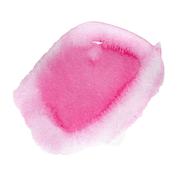 Акварель розовый фон изолирован на белом — стоковое фото