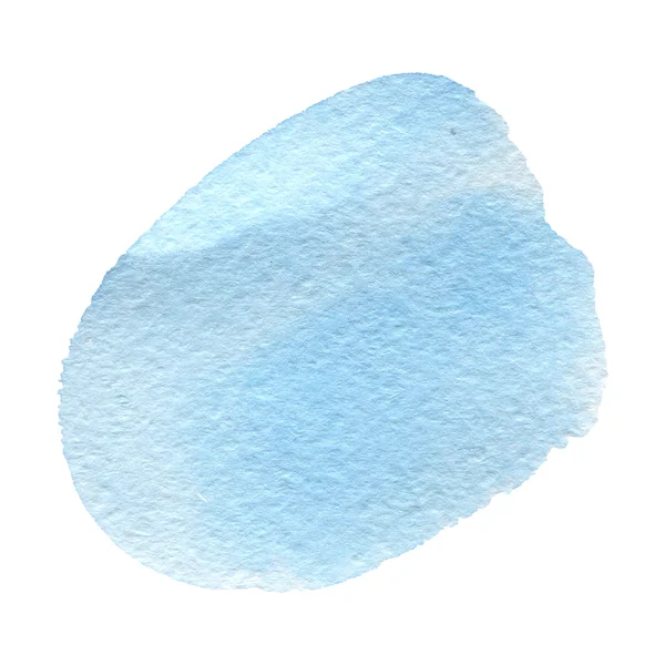 Suluboya mavi arkaplan beyaz üzerine izole — Stok fotoğraf