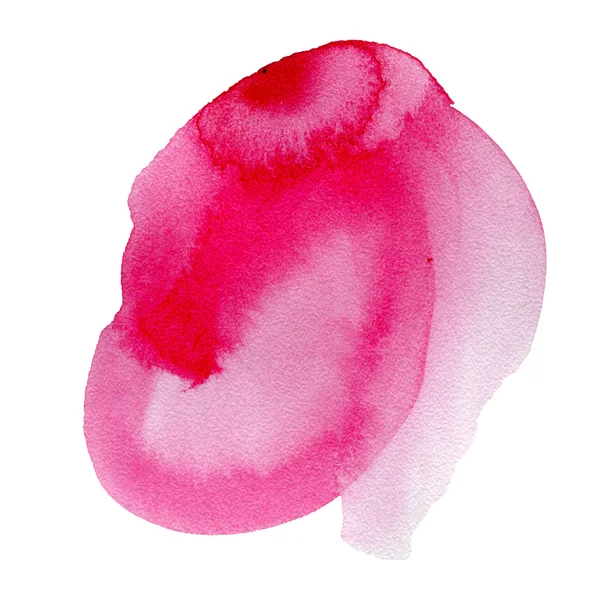 Sulu boya pembe beyaz izole