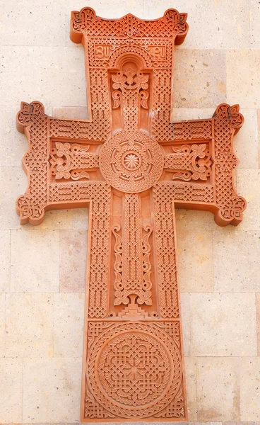 Cruz cristiana en el Templo — Foto de Stock