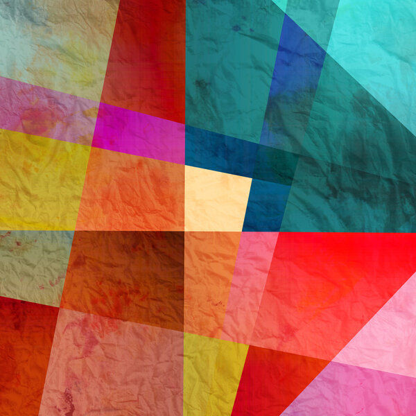 abstract watercolor geometric background