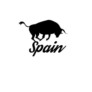 İspanyol bayrağı ile simgesi