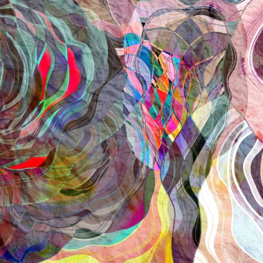 Soyut renkli suluboya arkaplanı 