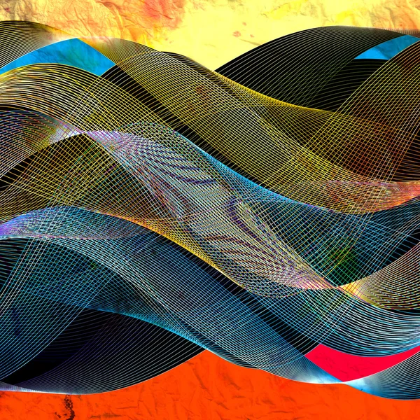 Abstrakcyjne kolorowe tło akwareli — Zdjęcie stockowe