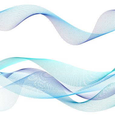 grafik mavi dalgalar