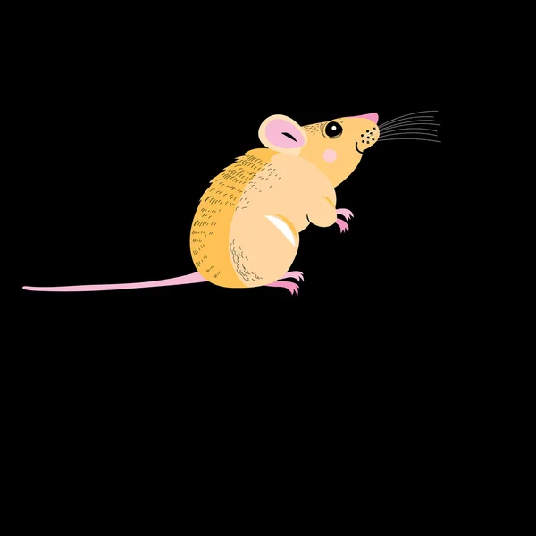 Funny petite mouse — Stock Vector