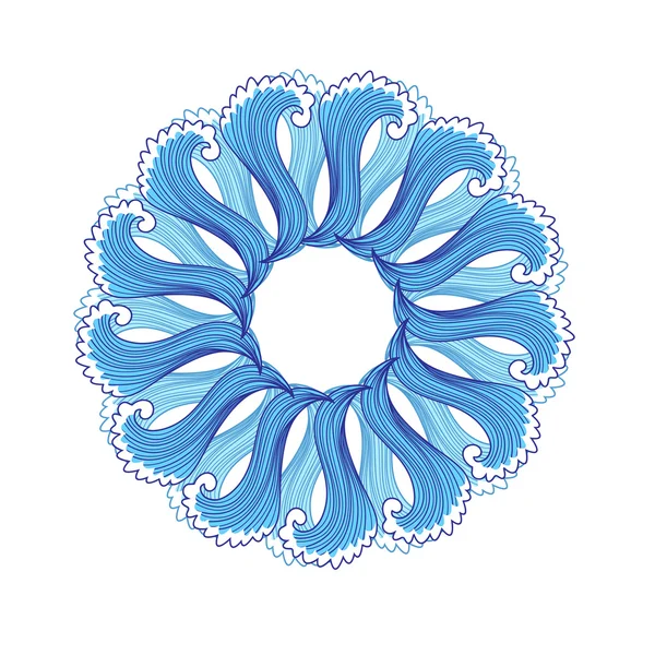 抽象的な青色要素 — ストックベクタ