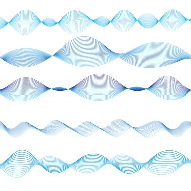 grafik mavi dalgalar