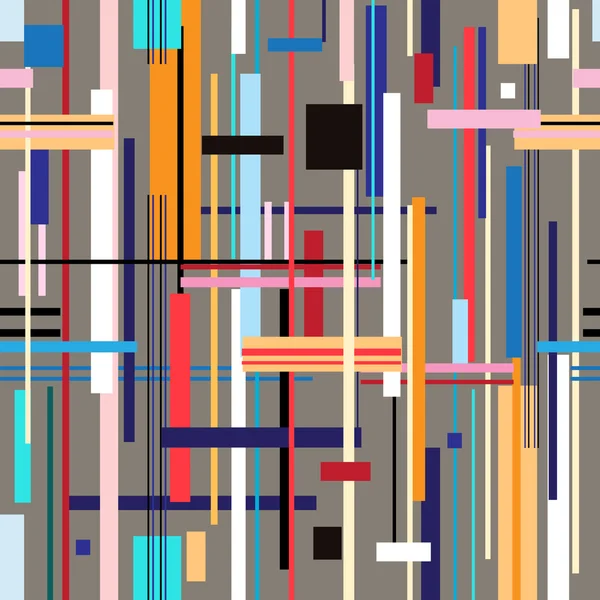 Grafisch patroon van geometrische strepen — Stockvector