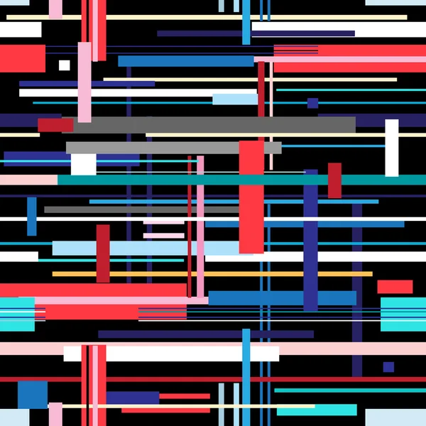 Grafisch patroon van geometrische strepen — Stockvector