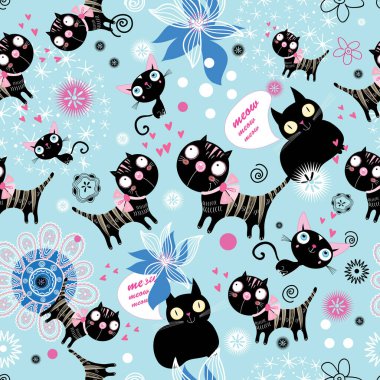 Kusursuz bir tatil düzeni ve güzel bir arka planda sevgi dolu kediler. Sevgililer Günü için kedilerle süslenmiş güzel bir süs..