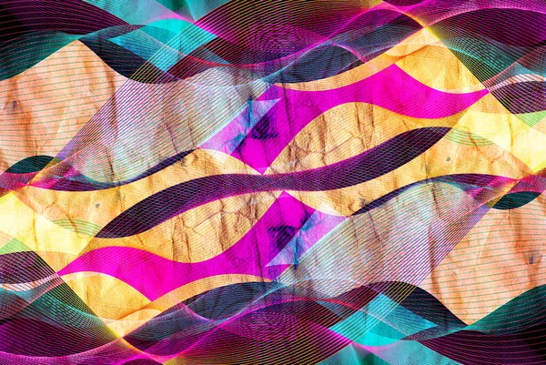 Geçmişinde farklı geometrik elementlere sahip soyut suluboya arkaplan.