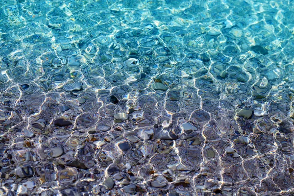 Красивое Фото Прозрачной Воды Море Морской Фон — стоковое фото