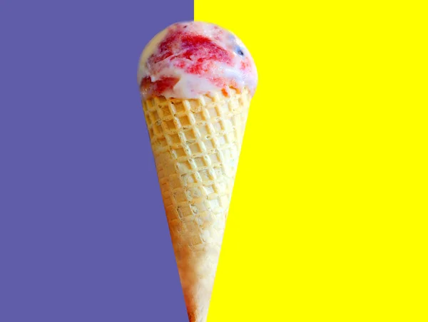 사진은 배경의 아이스크림을 대상으로 광고용으로 아이스크림 — 스톡 사진