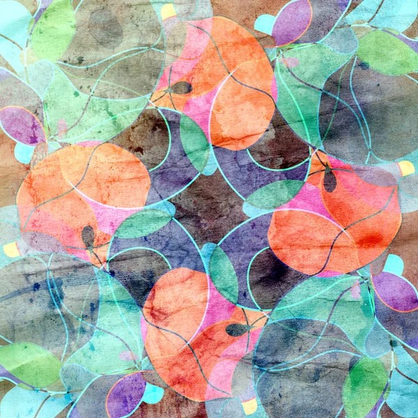 Kleurrijke abstracte patroon — Stockfoto