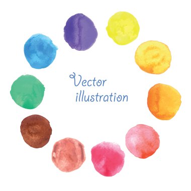 watercolor stains  clipart