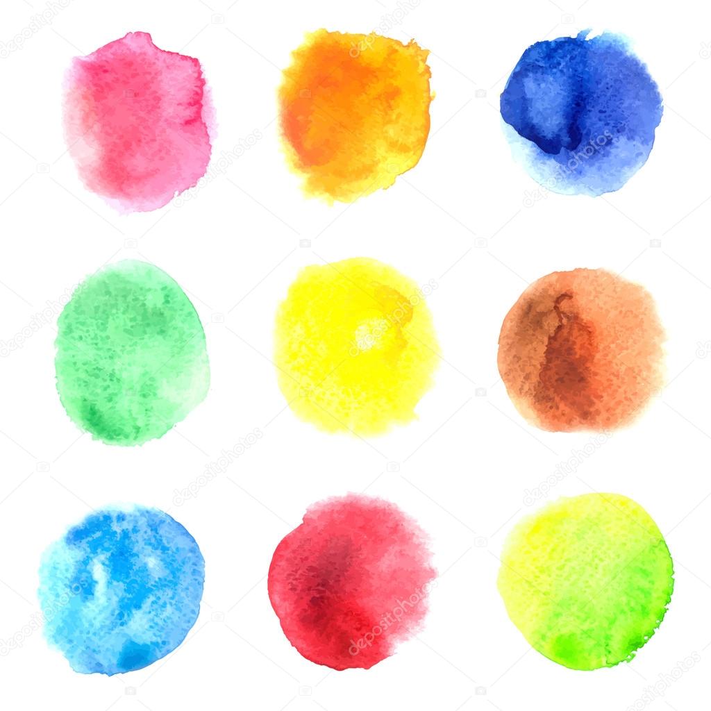 watercolor stains 