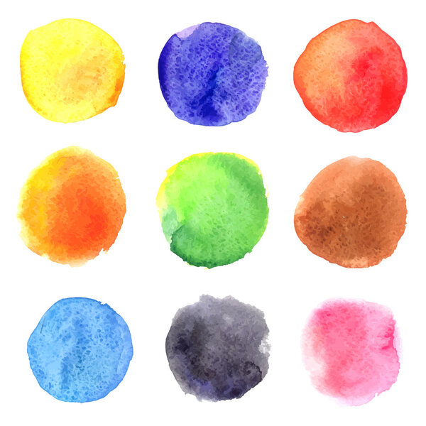 Пятна акварели
 