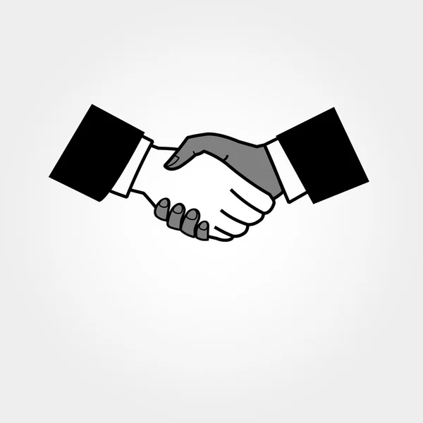 Icon handshake — Stock Vector