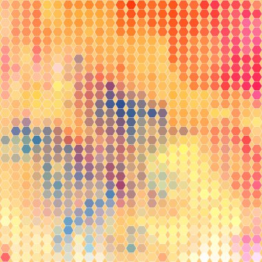 parlak soyut desen çokgenler